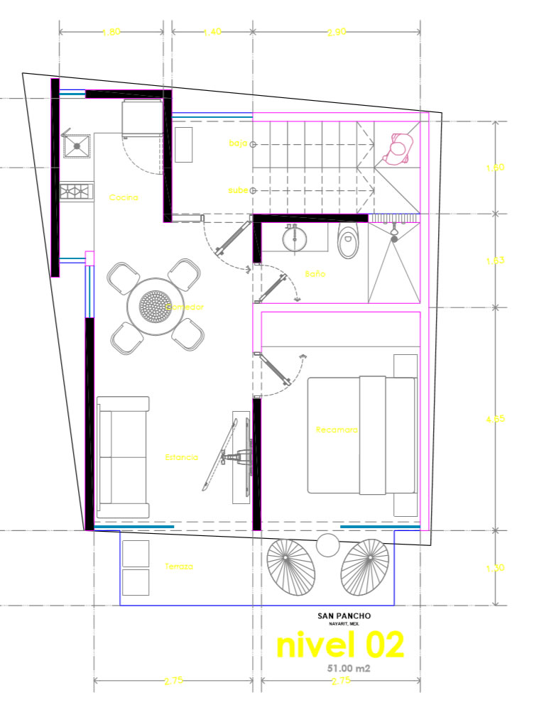 sundaram luxury condo floor plan two
